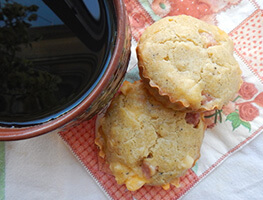 Маффины с ветчиной и сыром